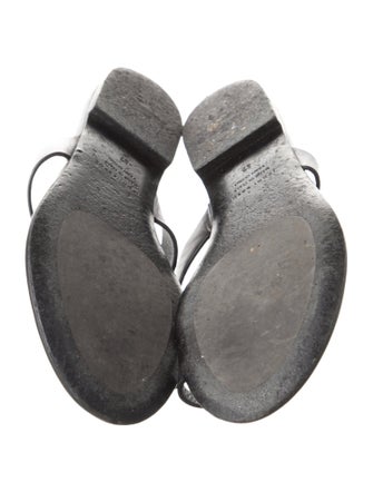 Jenni Kayne Leather Cutout Accent Slides