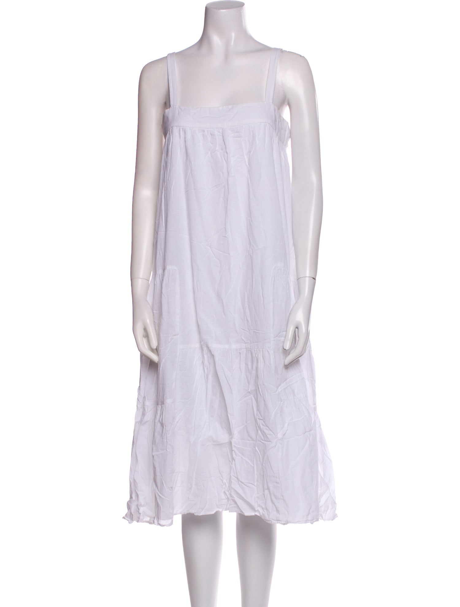 Jenni Kayne Square Neckline Midi Length Dress