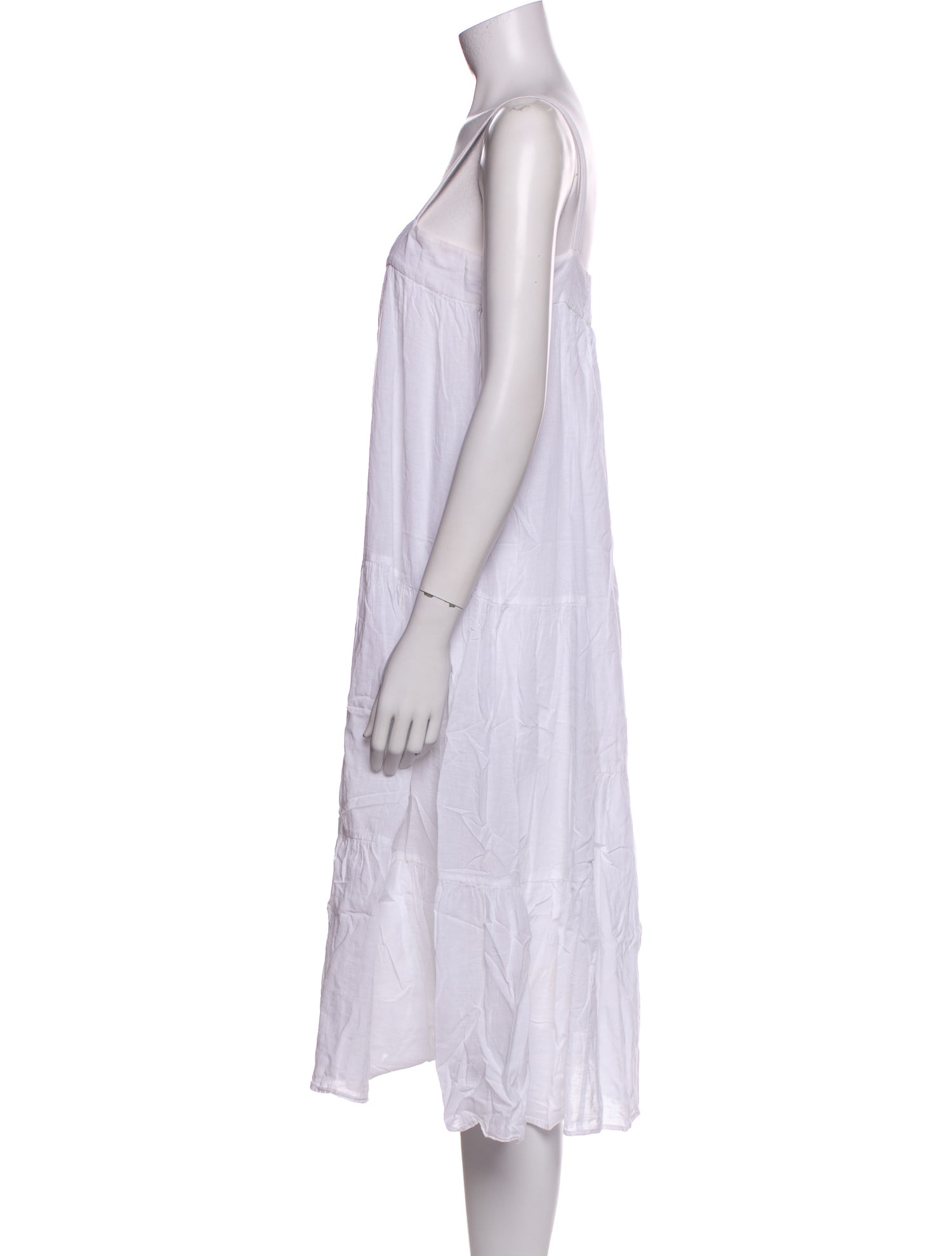 Jenni Kayne Square Neckline Midi Length Dress