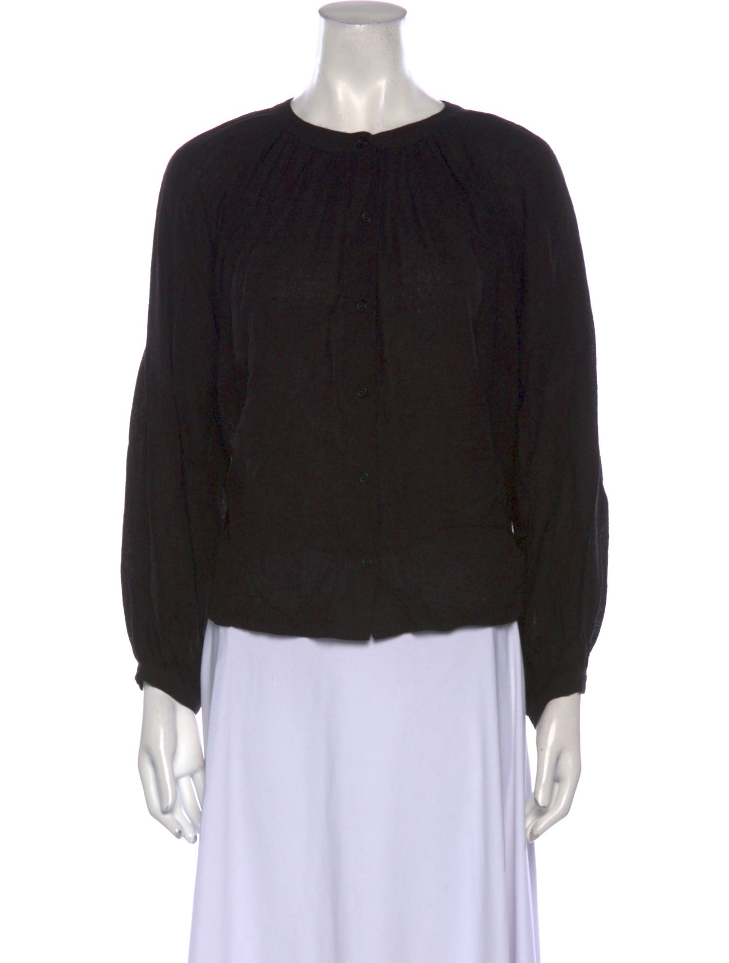 Jenni Kayne Crew Neck Long Sleeve Blouse