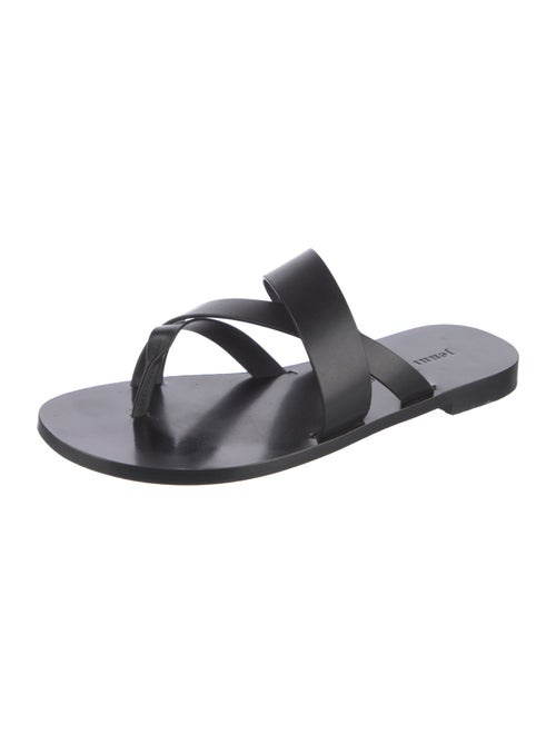 Jenni Kayne Horsebit Accent Leather Slides