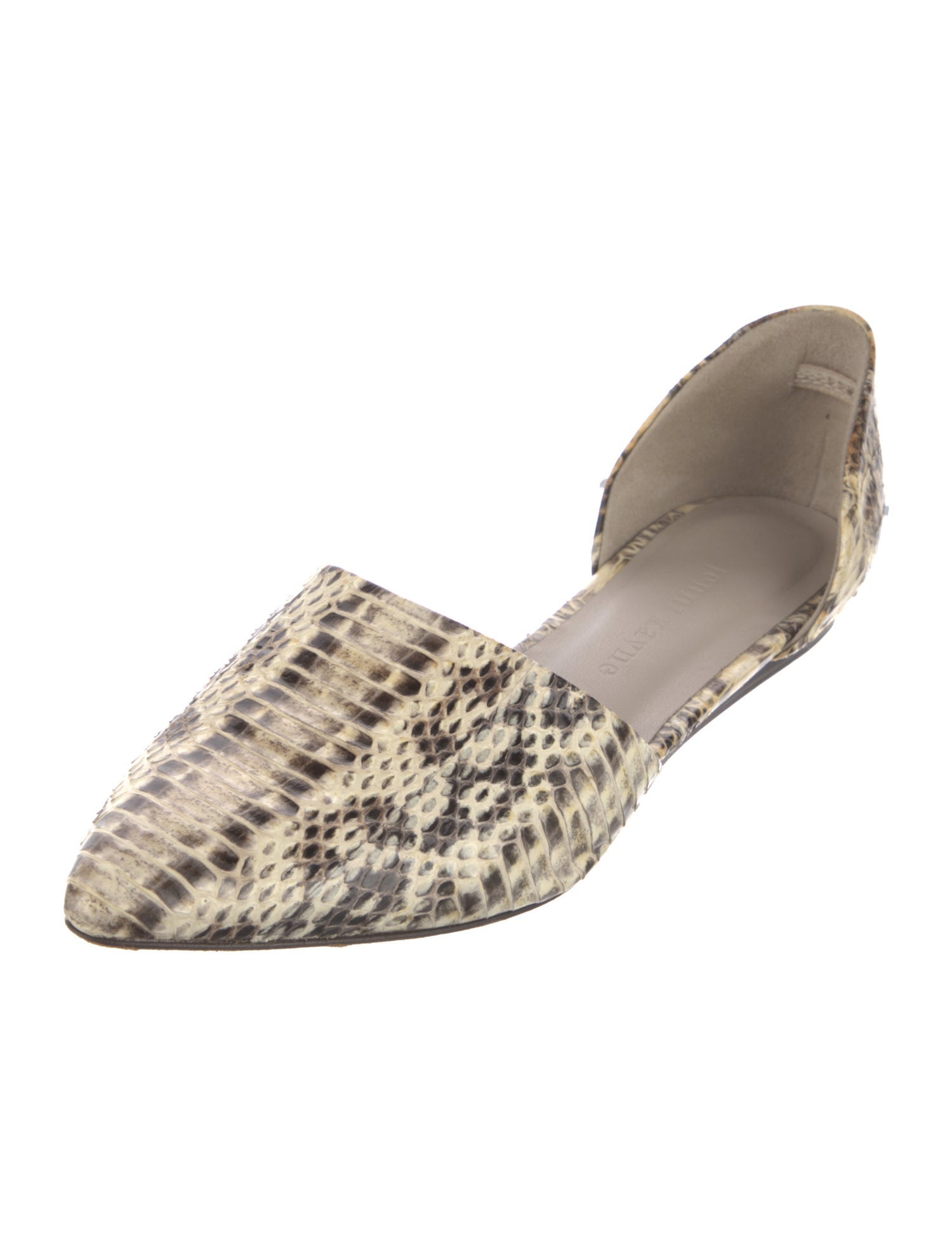 Jenni Kayne Snakeskin Animal Print D'Orsay Flats