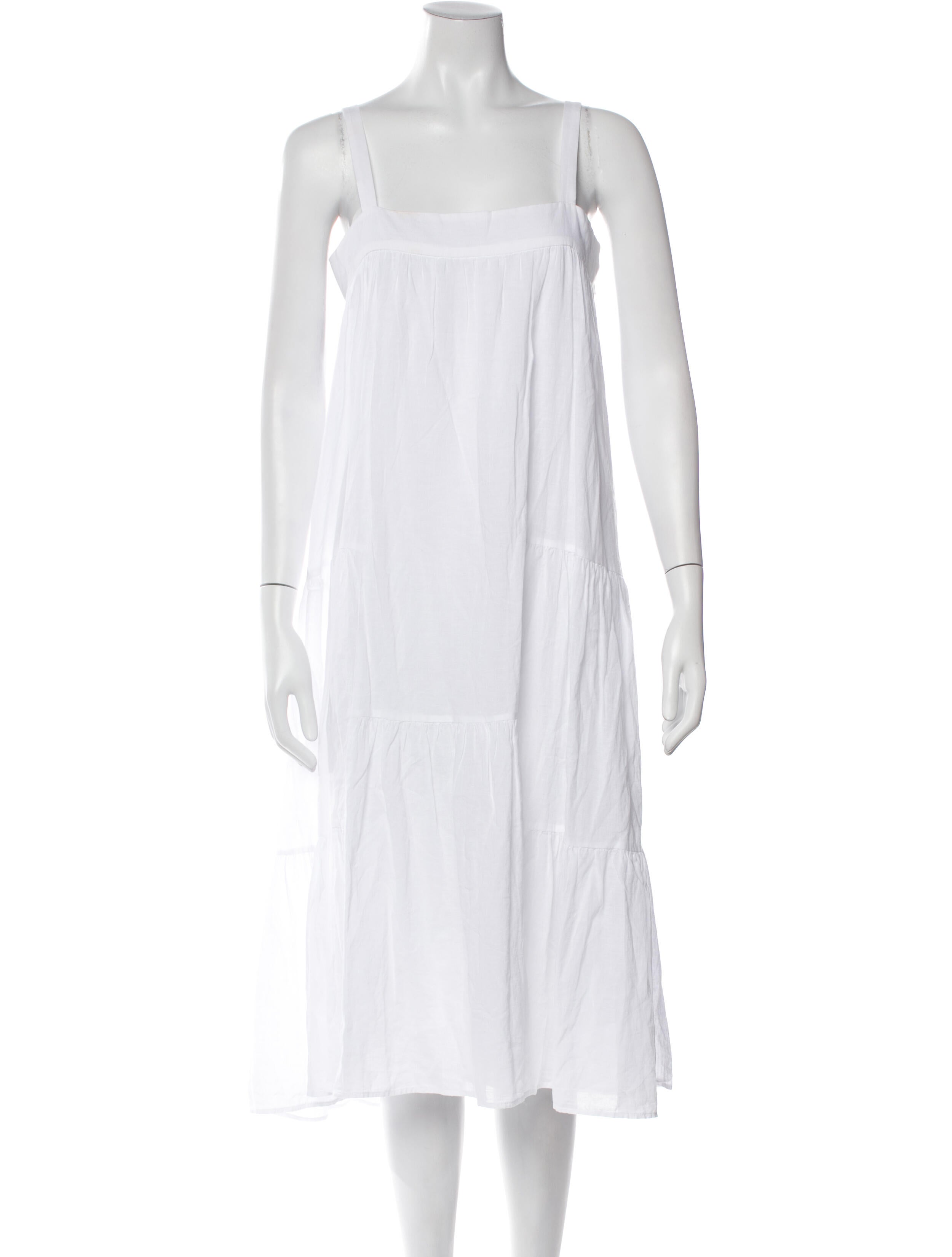 Jenni Kayne Square Neckline Midi Length Dress