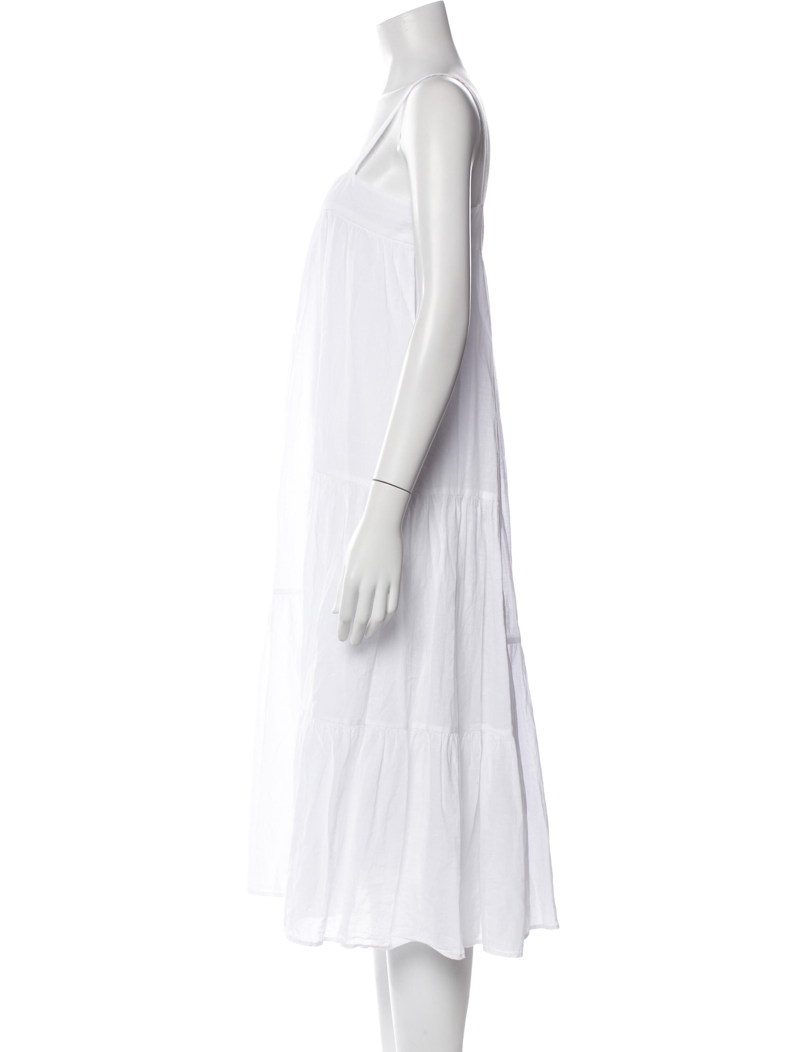 Jenni Kayne Square Neckline Midi Length Dress