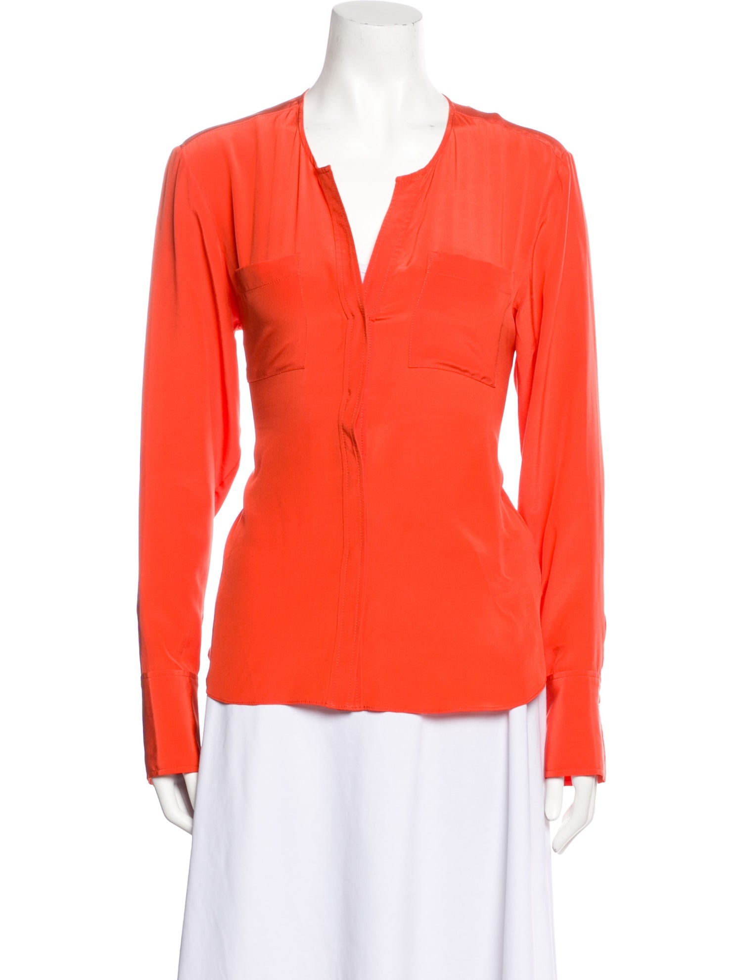 Jenni Kayne Silk V-Neck Blouse