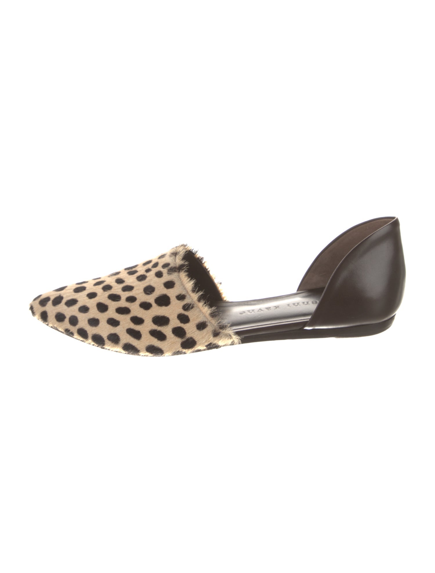 Jenni Kayne Ponyhair Animal Print D'Orsay Flats