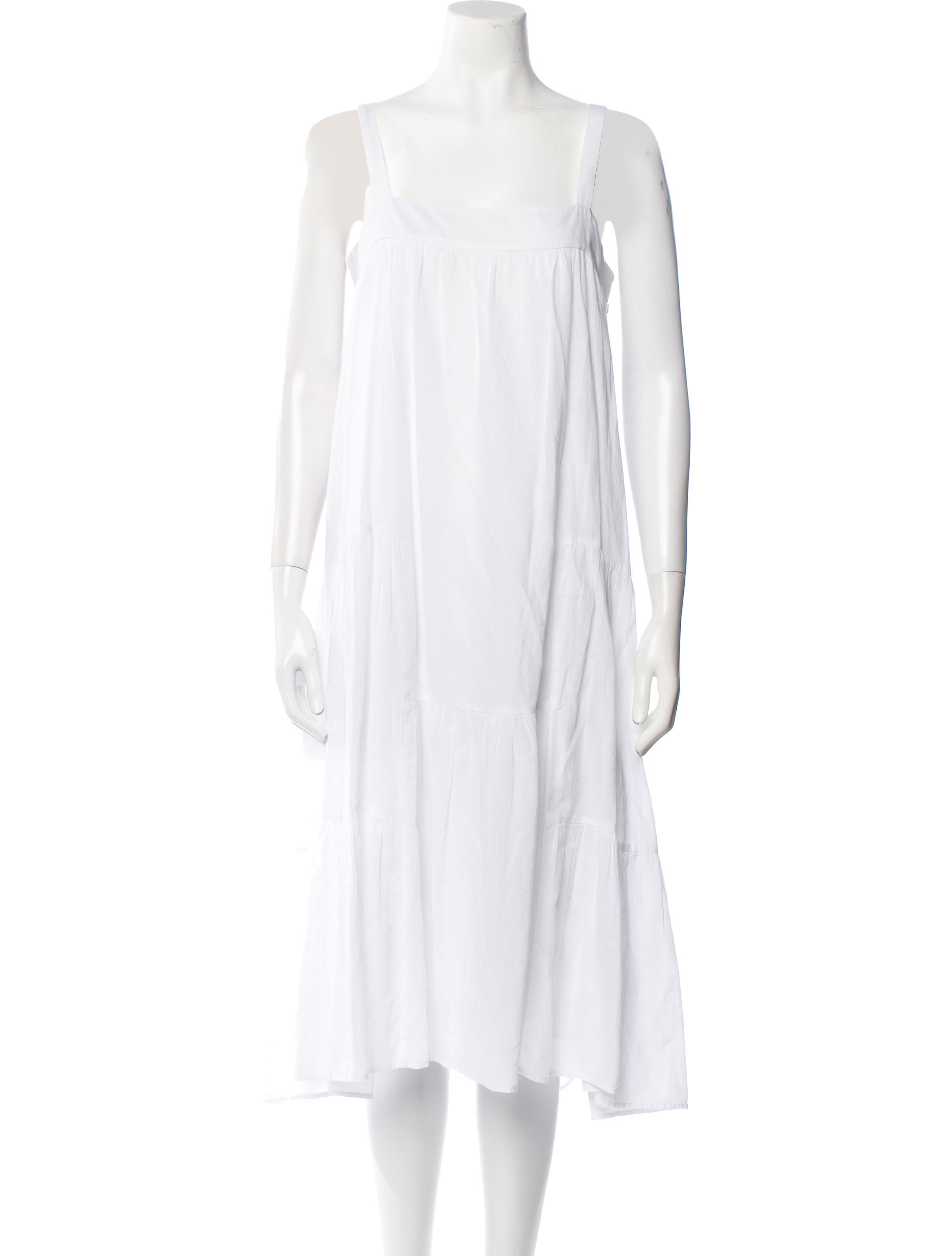 Jenni Kayne Square Neckline Midi Length Dress