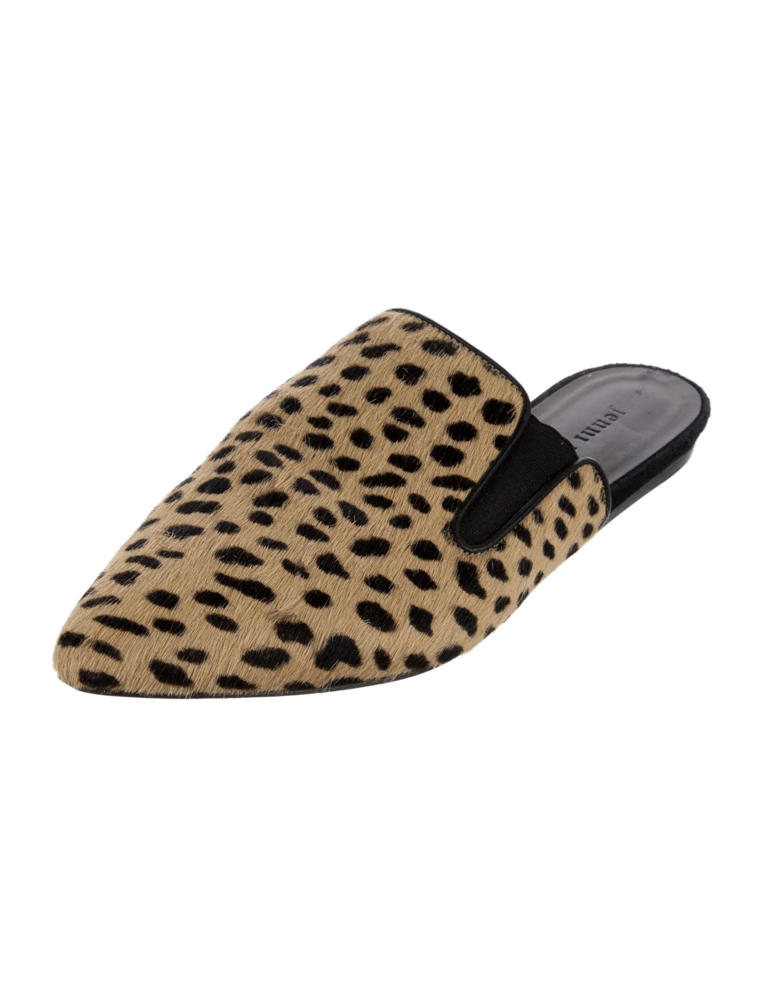 Jenni Kayne Ponyhair Animal Print Mules