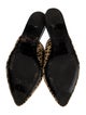 Jenni Kayne Ponyhair Animal Print Mules
