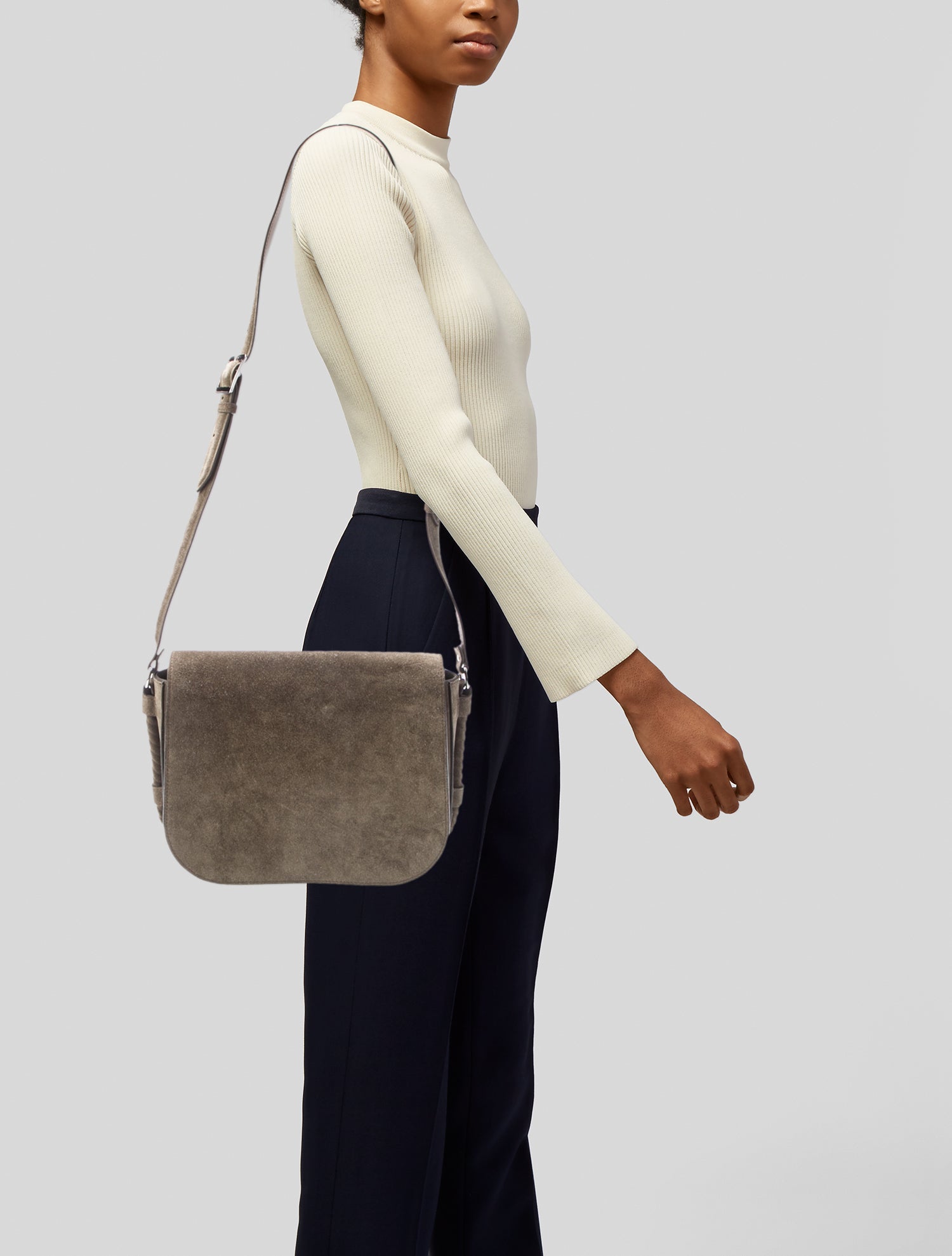 Jenni Kayne Suede Messenger Bag