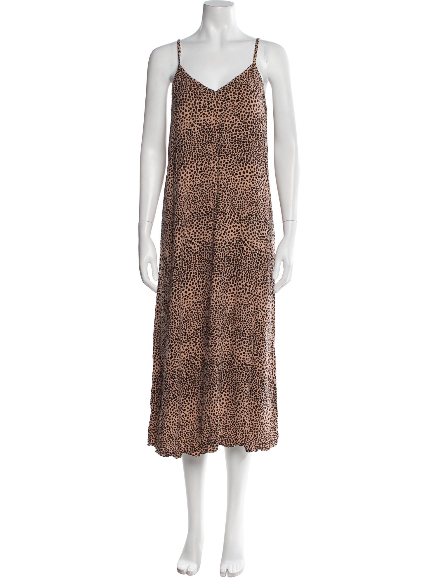 Jenni Kayne Animal Print Midi Length Dress