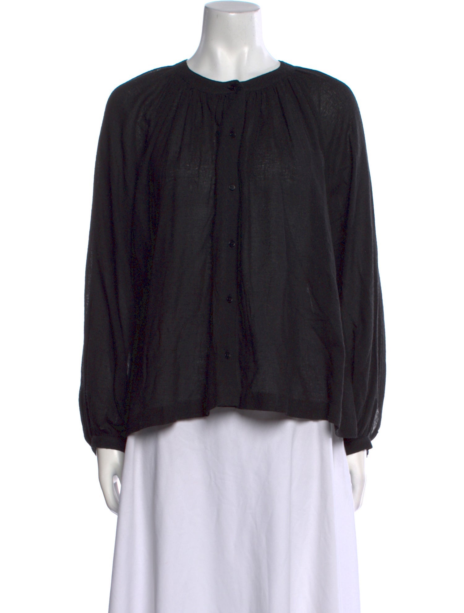 Jenni Kayne Crew Neck Long Sleeve Blouse