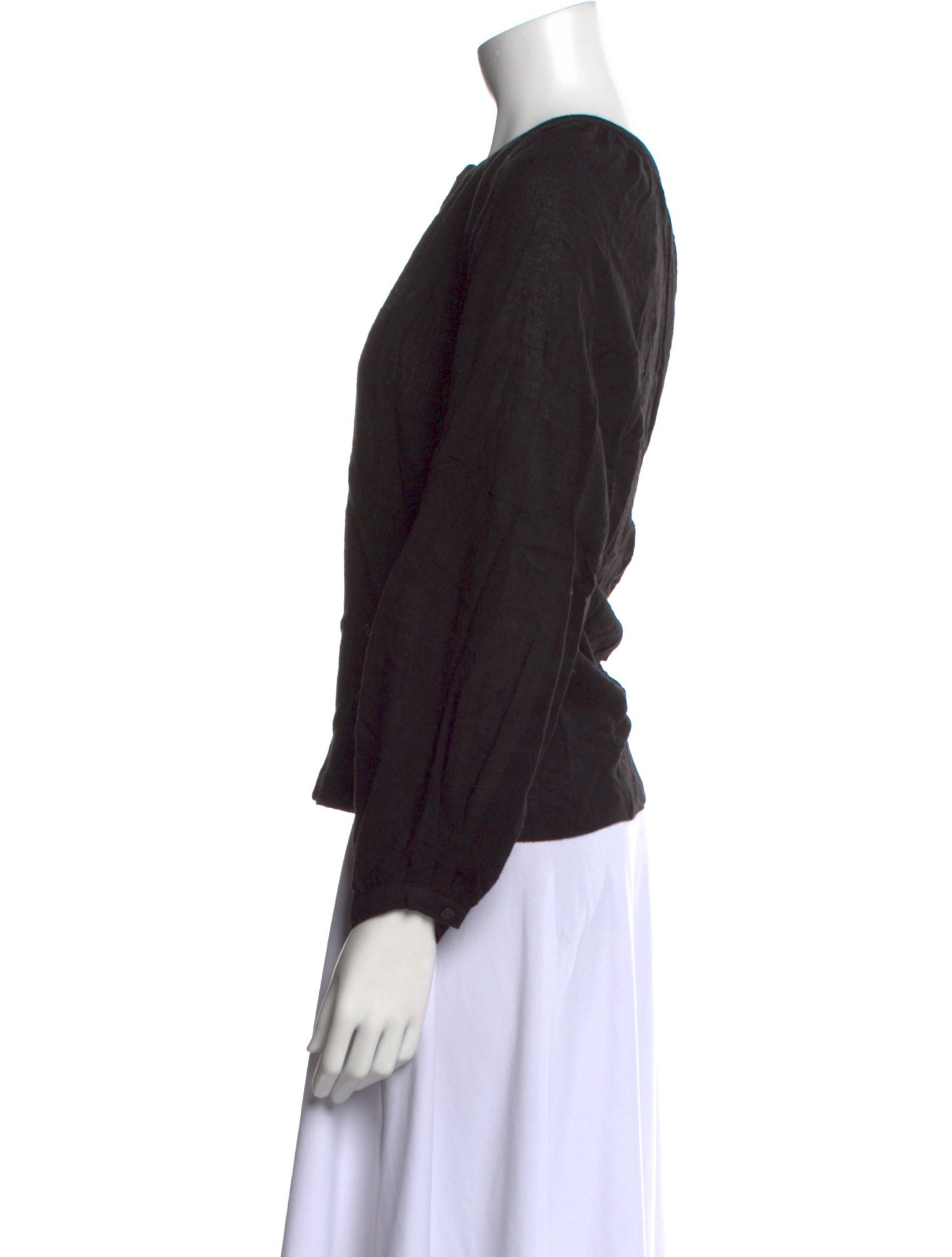 Jenni Kayne Crew Neck Long Sleeve Blouse