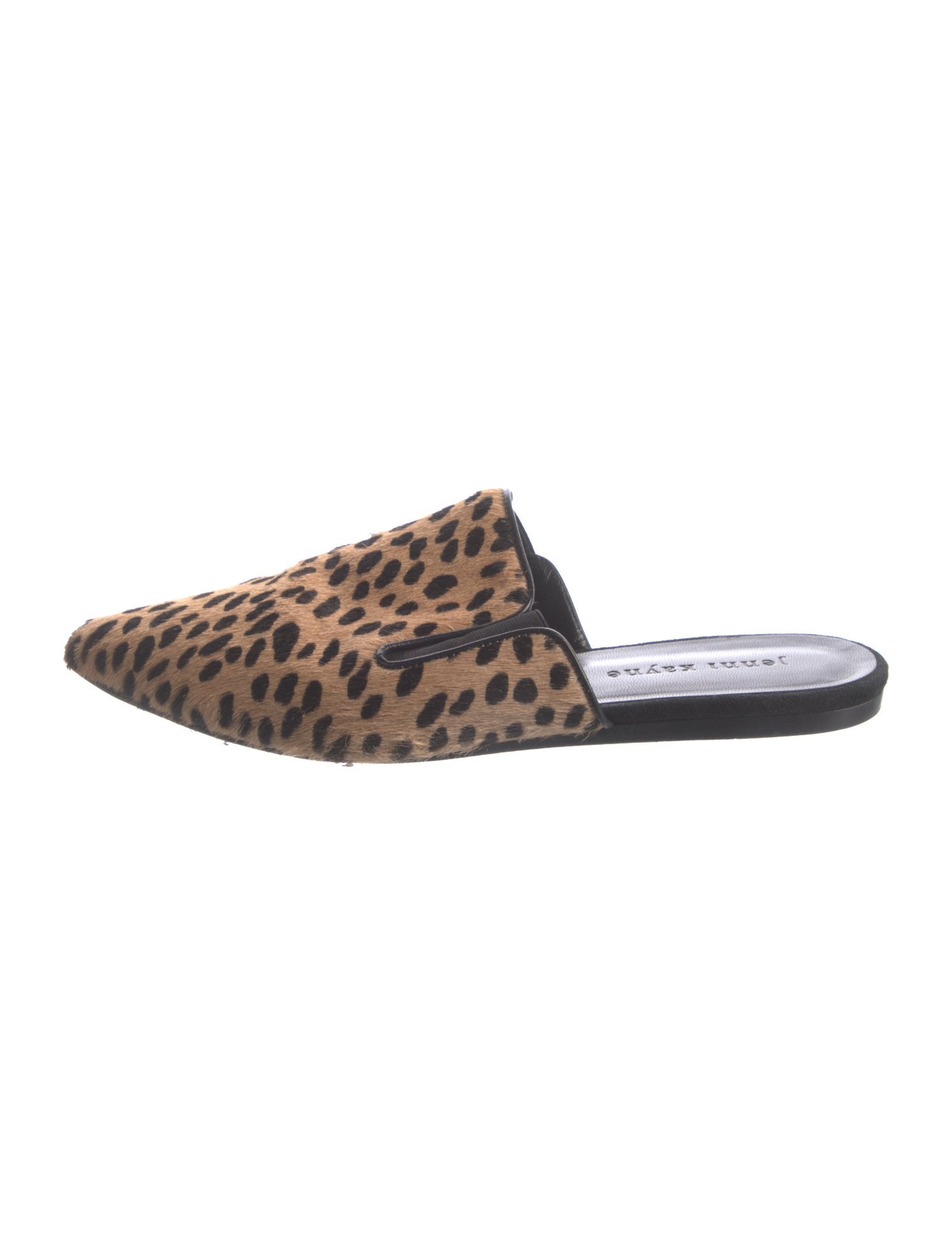 Jenni Kayne Ponyhair Animal Print Mules