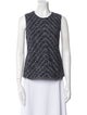 Jenni Kayne Tweed Pattern Scoop Neck Sweater