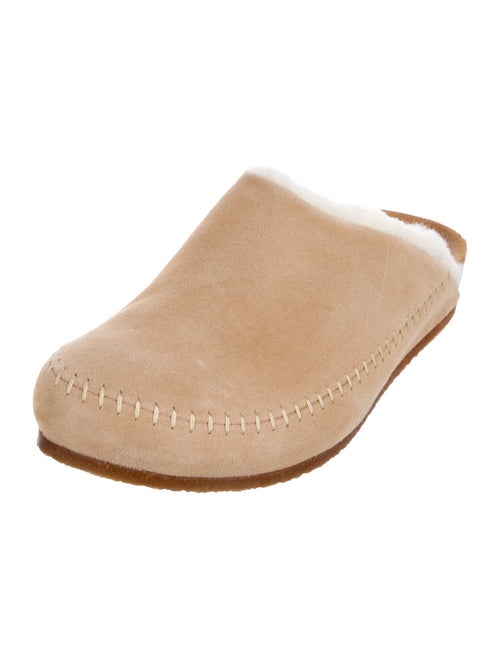 Jenni Kayne Suede Whipstitch Trim Mules