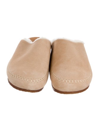 Jenni Kayne Suede Whipstitch Trim Mules