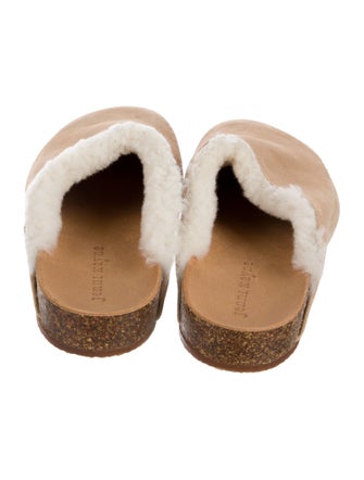 Jenni Kayne Suede Whipstitch Trim Mules