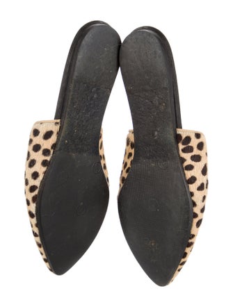 Jenni Kayne Ponyhair Animal Print Mules