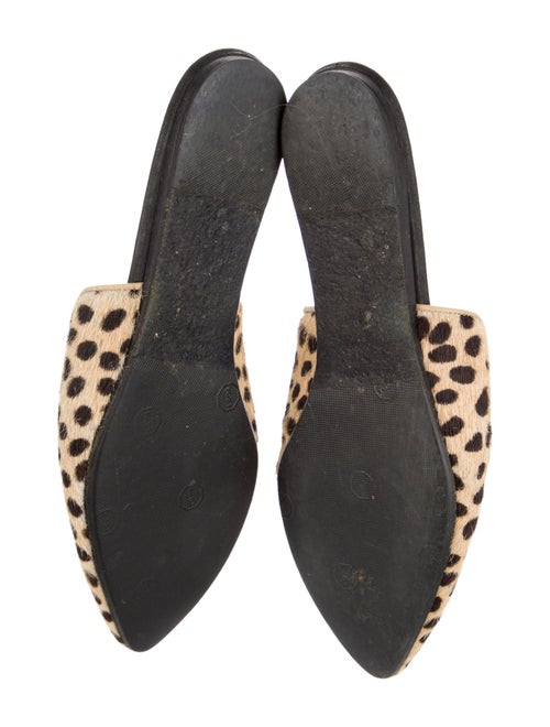Jenni Kayne Ponyhair Animal Print Mules