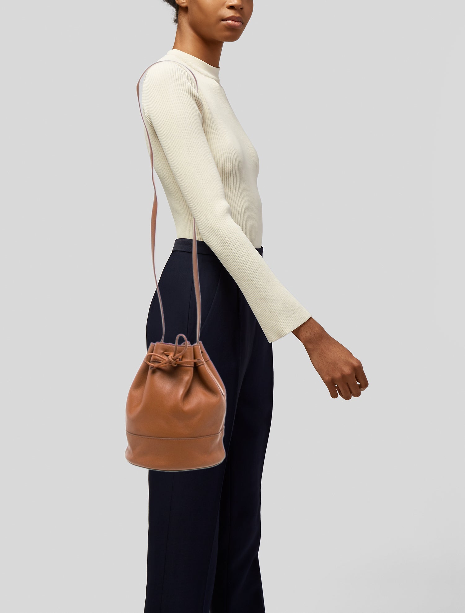 Jenni Kayne Leather Bucket Bag