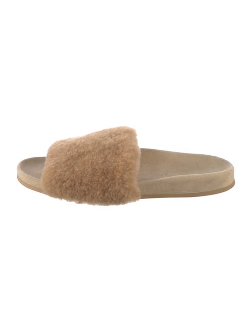 Jenni Kayne Shearling Fur Trim Slides