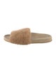 Jenni Kayne Shearling Fur Trim Slides
