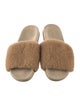 Jenni Kayne Shearling Fur Trim Slides