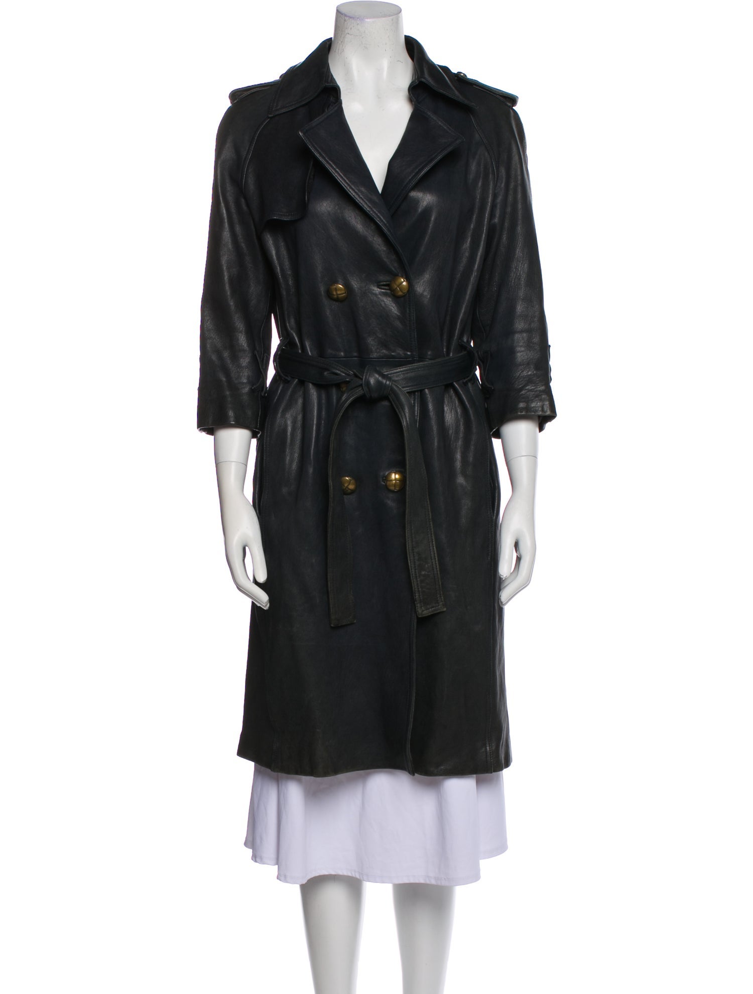 Jenni Kayne Leather Trench Coat