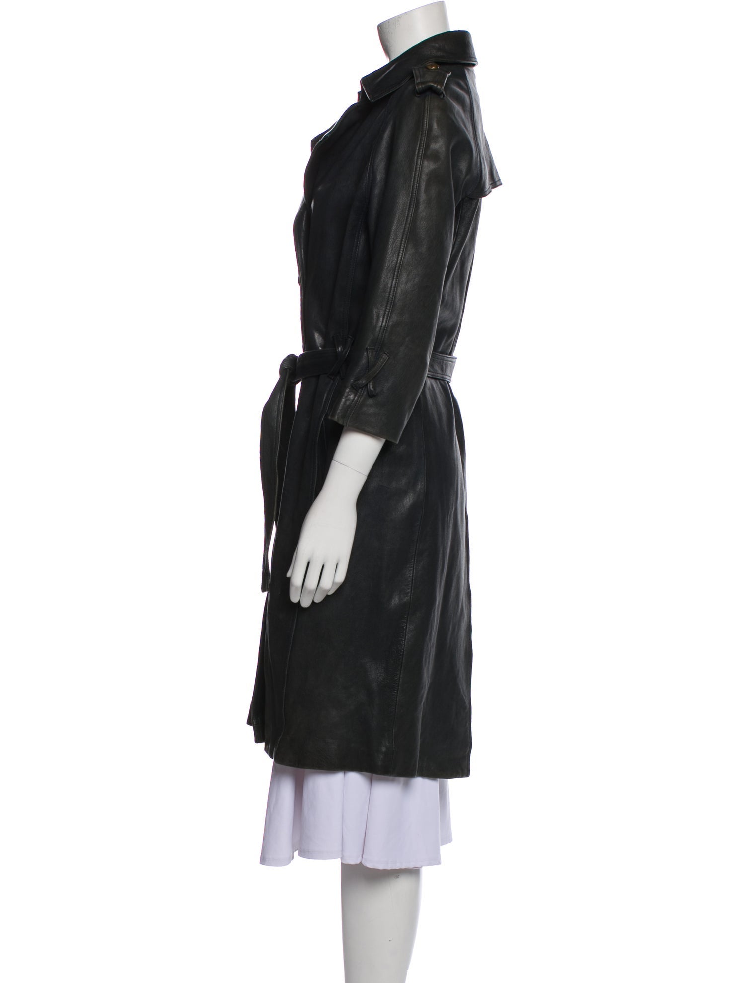 Jenni Kayne Leather Trench Coat