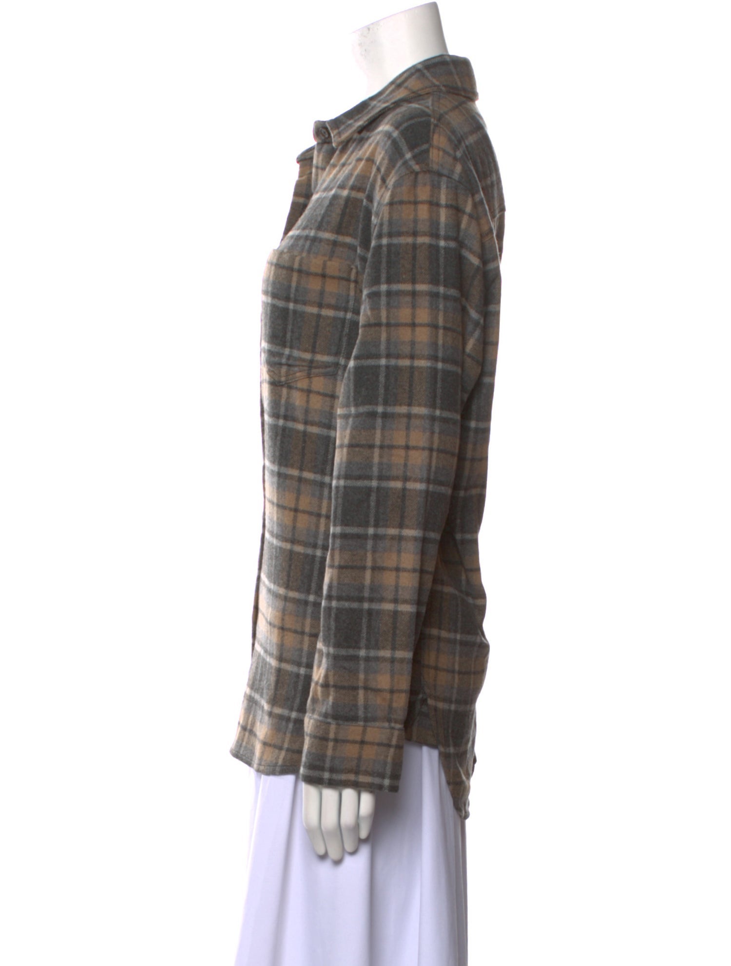 Jenni Kayne Wool Plaid Print Sweater