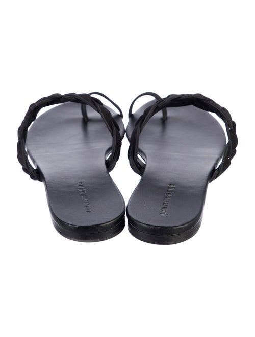 Jenni Kayne Suede Braided Accents Slides