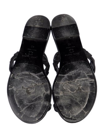 Jenni Kayne Suede Braided Accents Slides