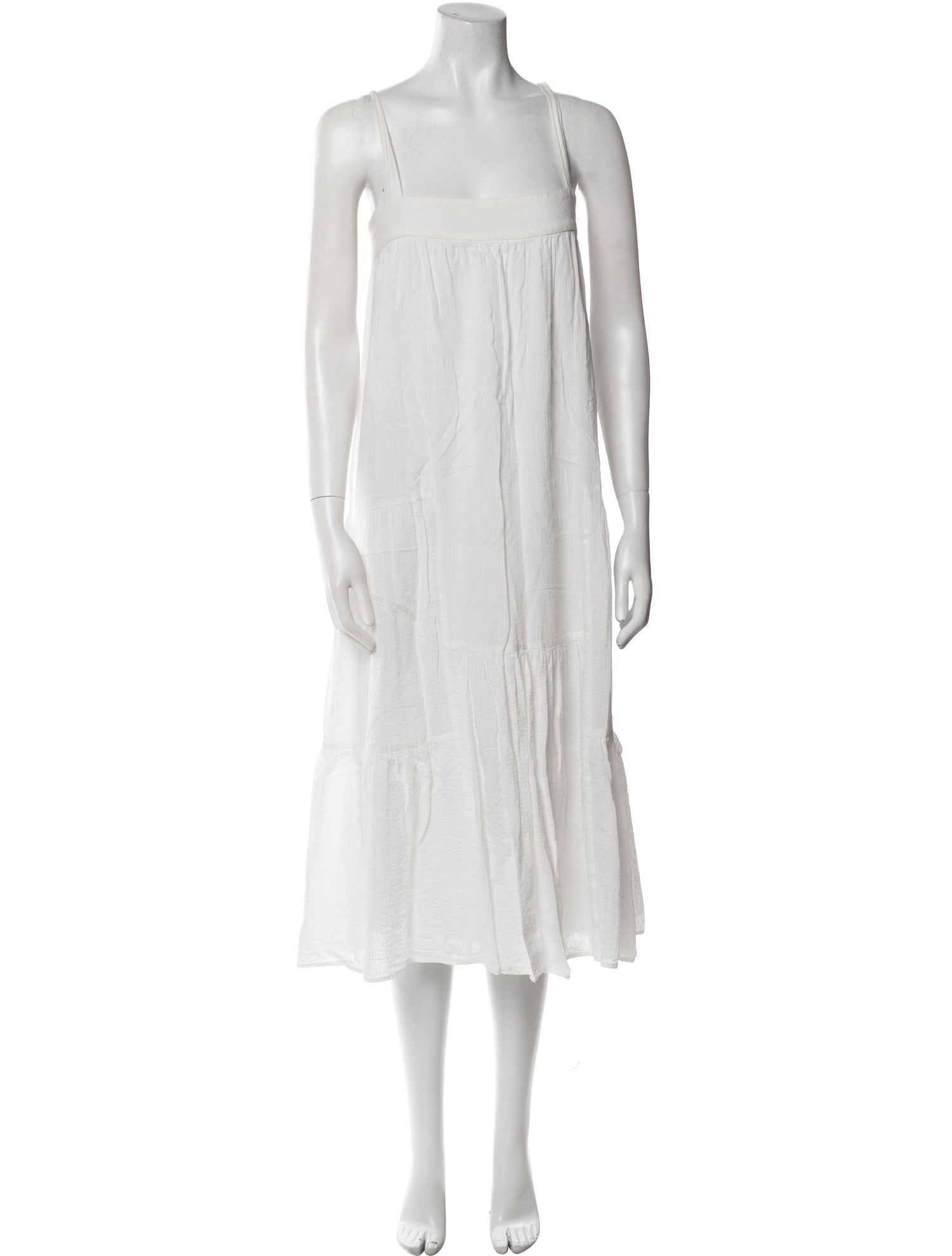 Jenni Kayne Square Neckline Midi Length Dress