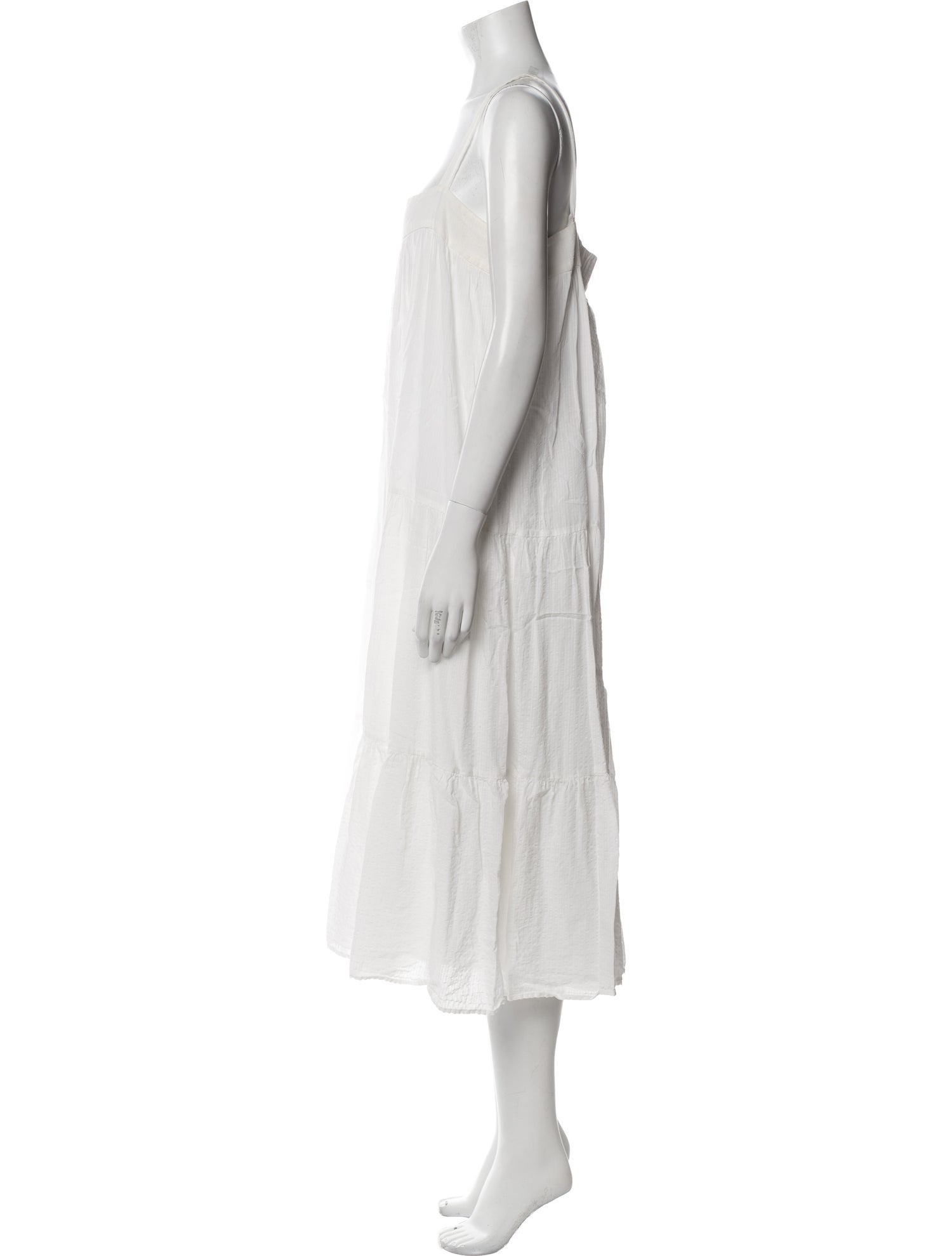 Jenni Kayne Square Neckline Midi Length Dress