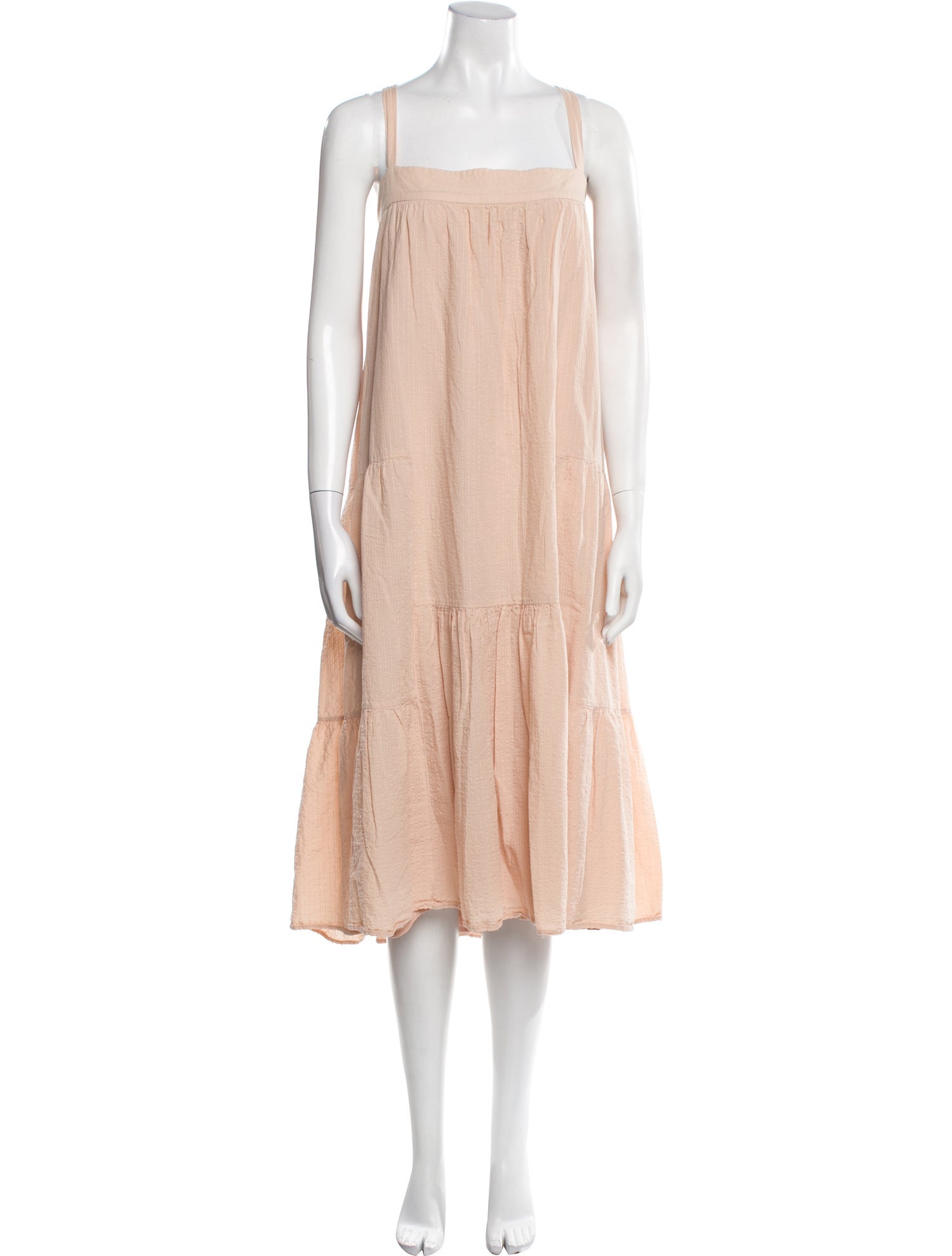 Jenni Kayne Square Neckline Midi Length Dress