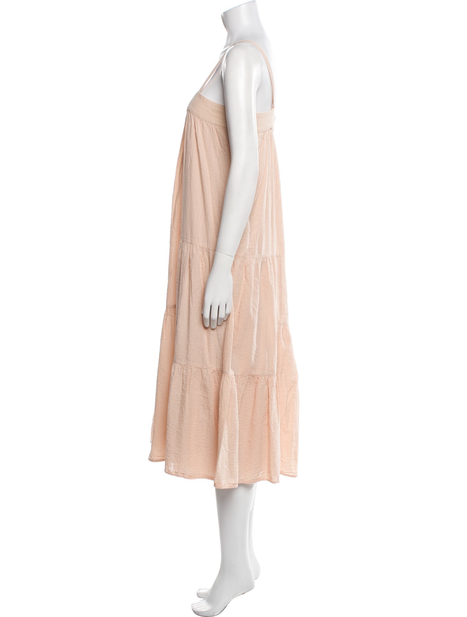 Jenni Kayne Square Neckline Midi Length Dress