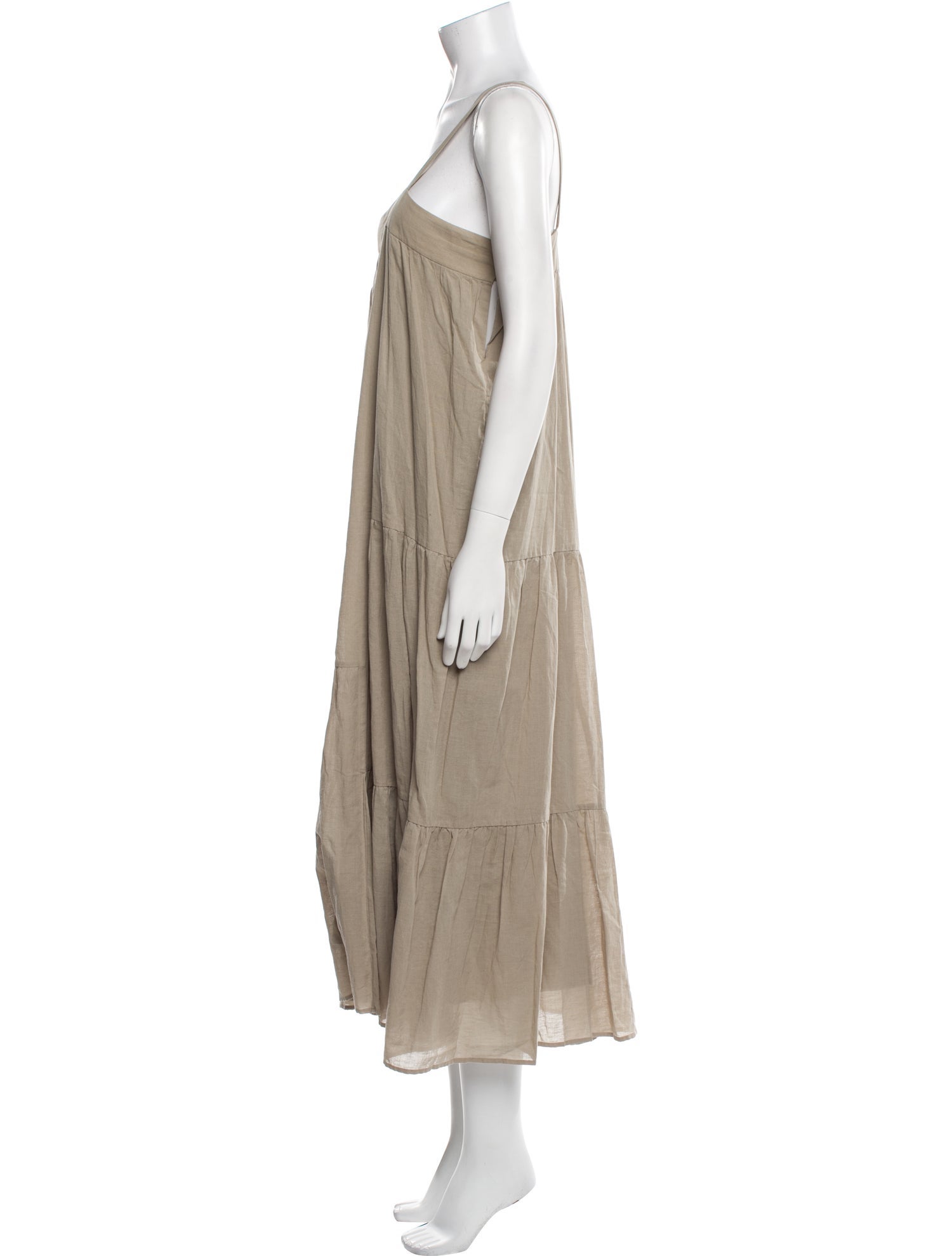 Jenni Kayne Square Neckline Midi Length Dress