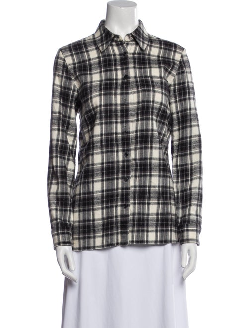 Jenni Kayne Plaid Print Long Sleeve Button-Up Top