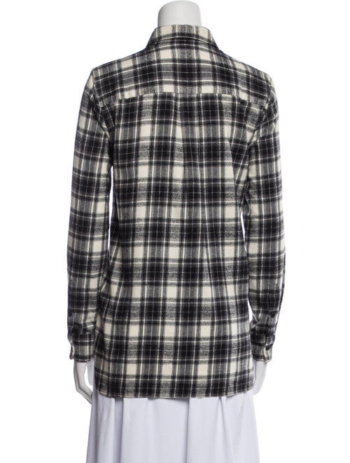 Jenni Kayne Plaid Print Long Sleeve Button-Up Top