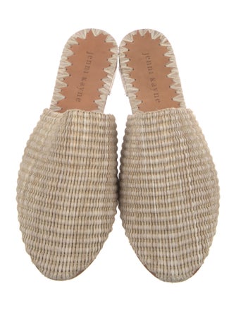 Jenni Kayne Raffia Mules