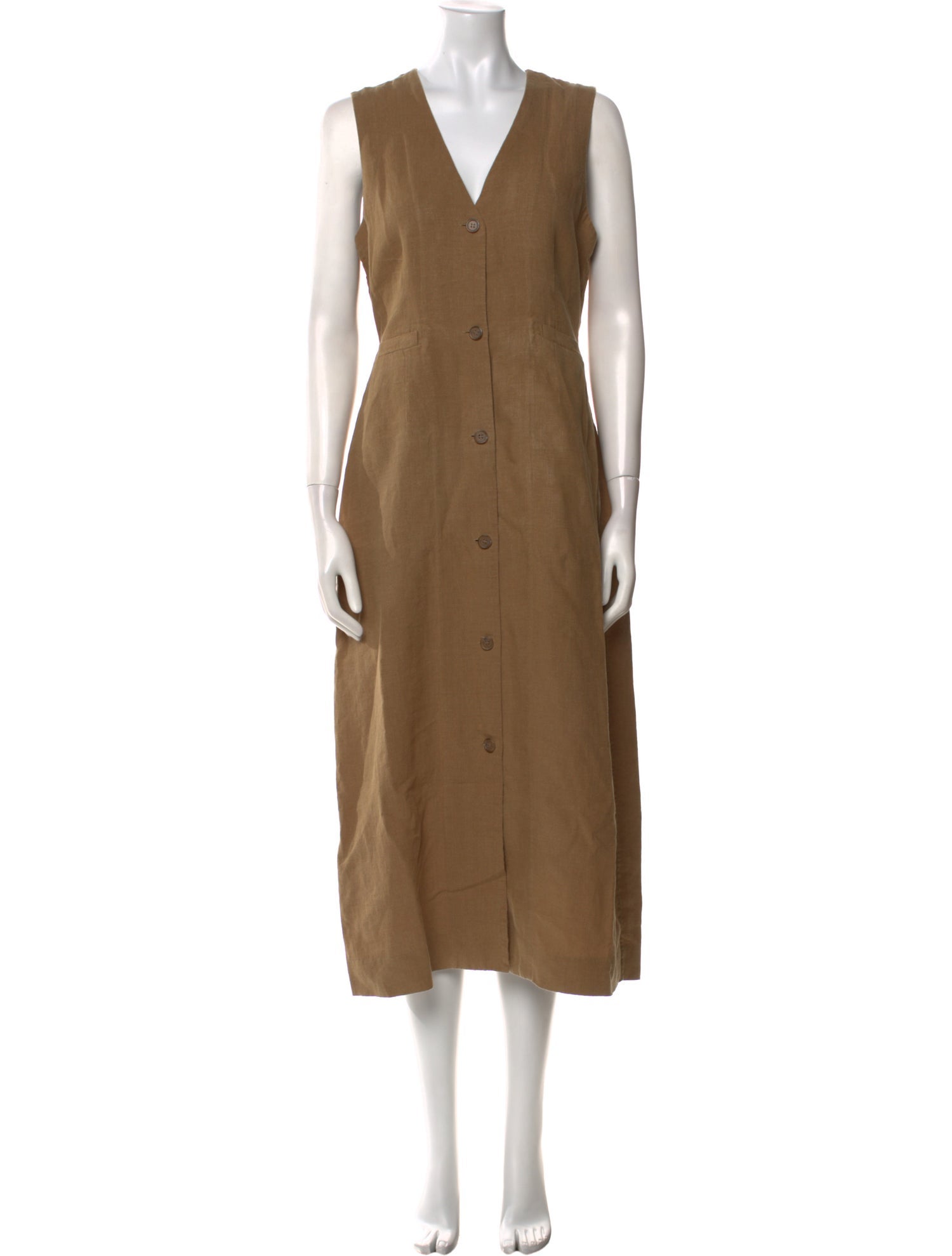 Jenni Kayne Linen Midi Length Dress