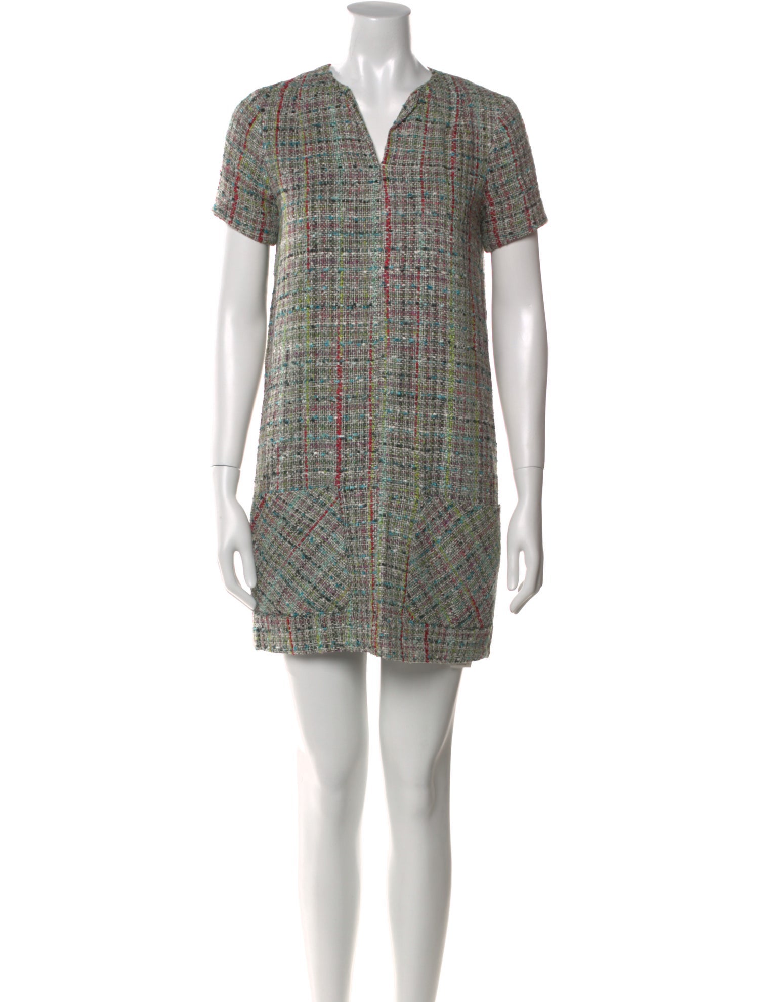 Jenni Kayne Tweed Pattern Mini Dress