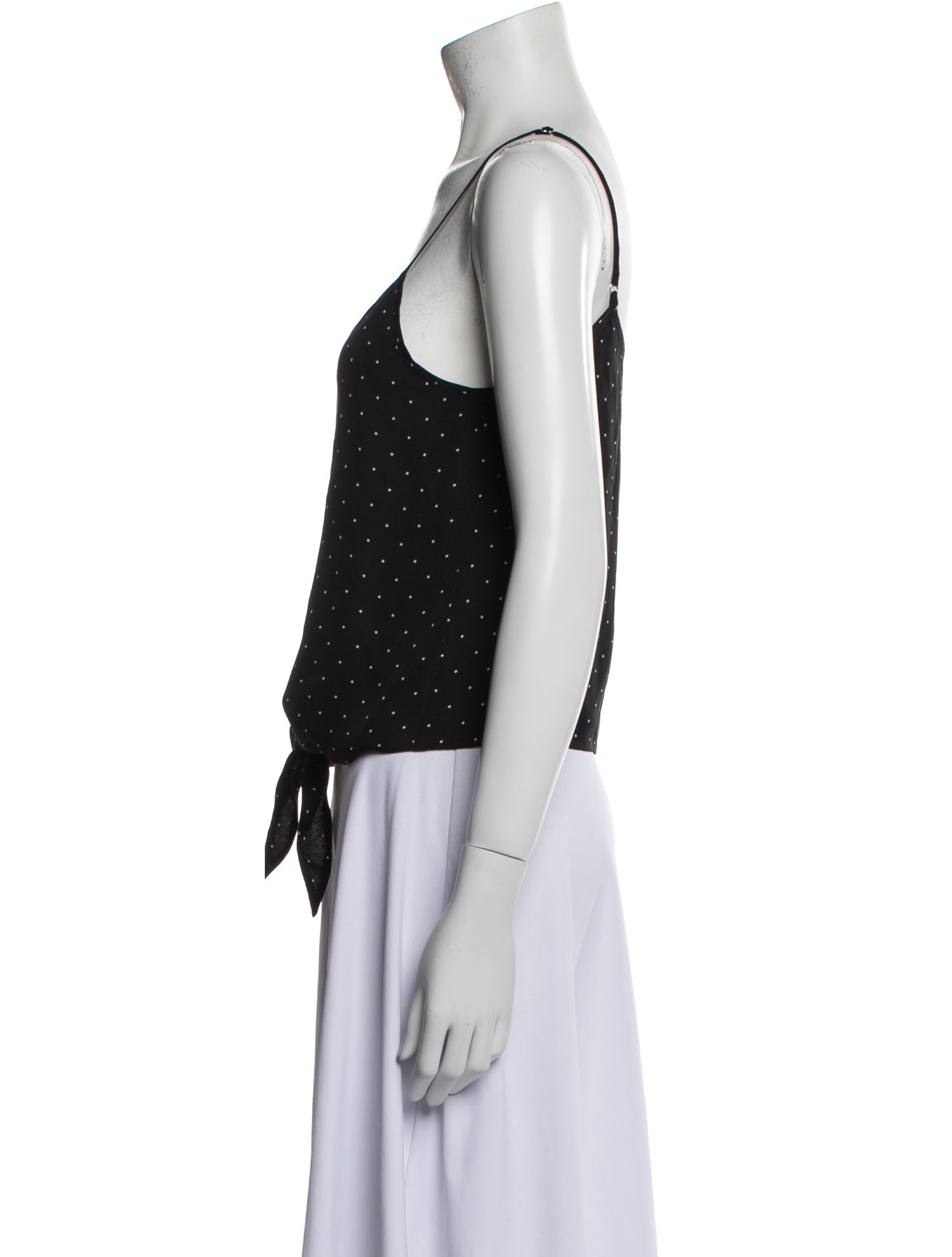 Jenni Kayne Silk Polka Dot Print Top