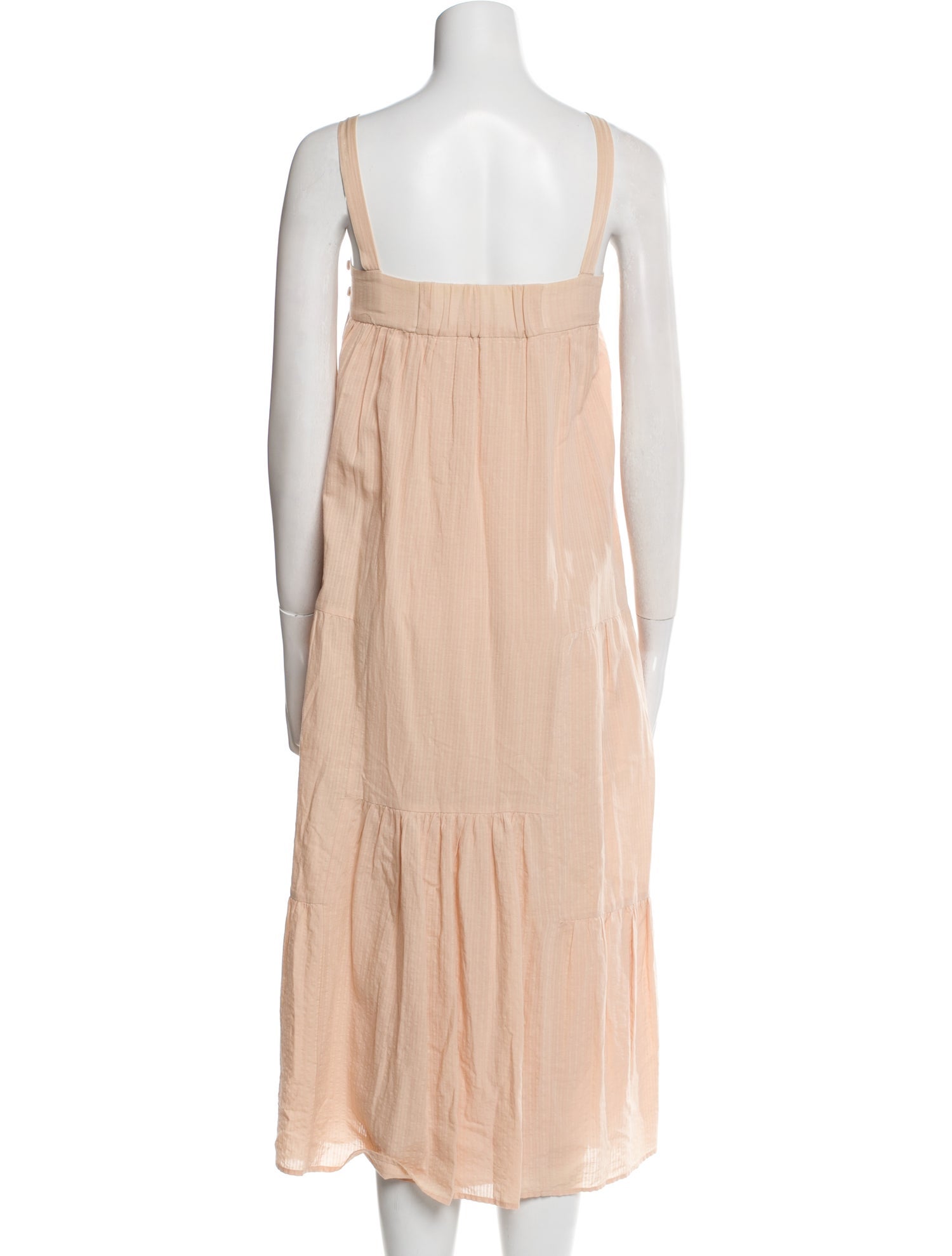 Jenni Kayne Square Neckline Midi Length Dress