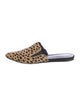 Jenni Kayne Ponyhair Animal Print Mules