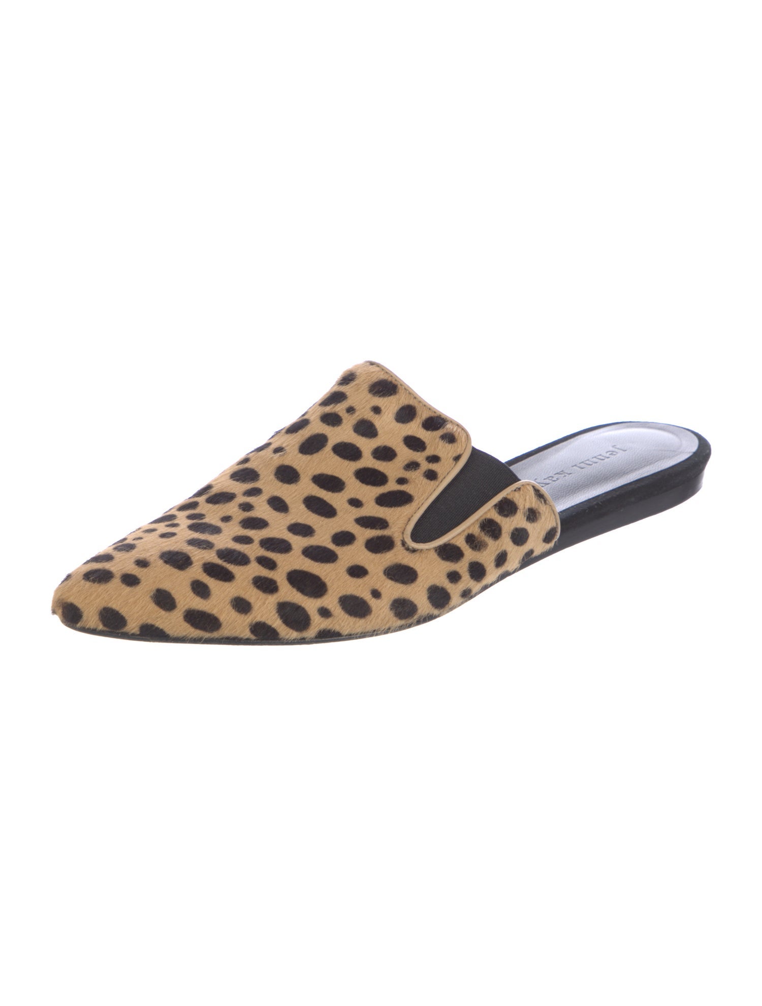Jenni Kayne Ponyhair Animal Print Mules