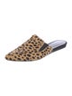 Jenni Kayne Ponyhair Animal Print Mules