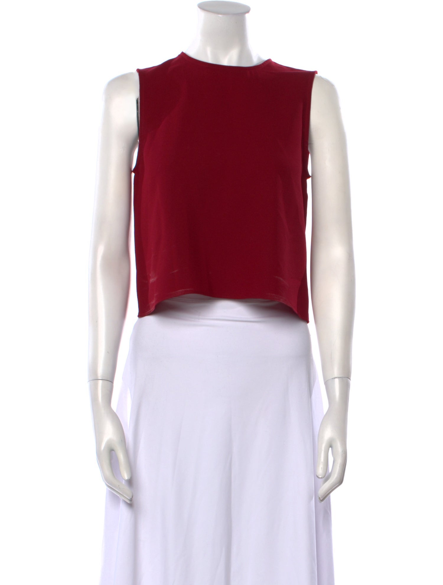 Jenni Kayne Crew Neck Sleeveless Crop Top
