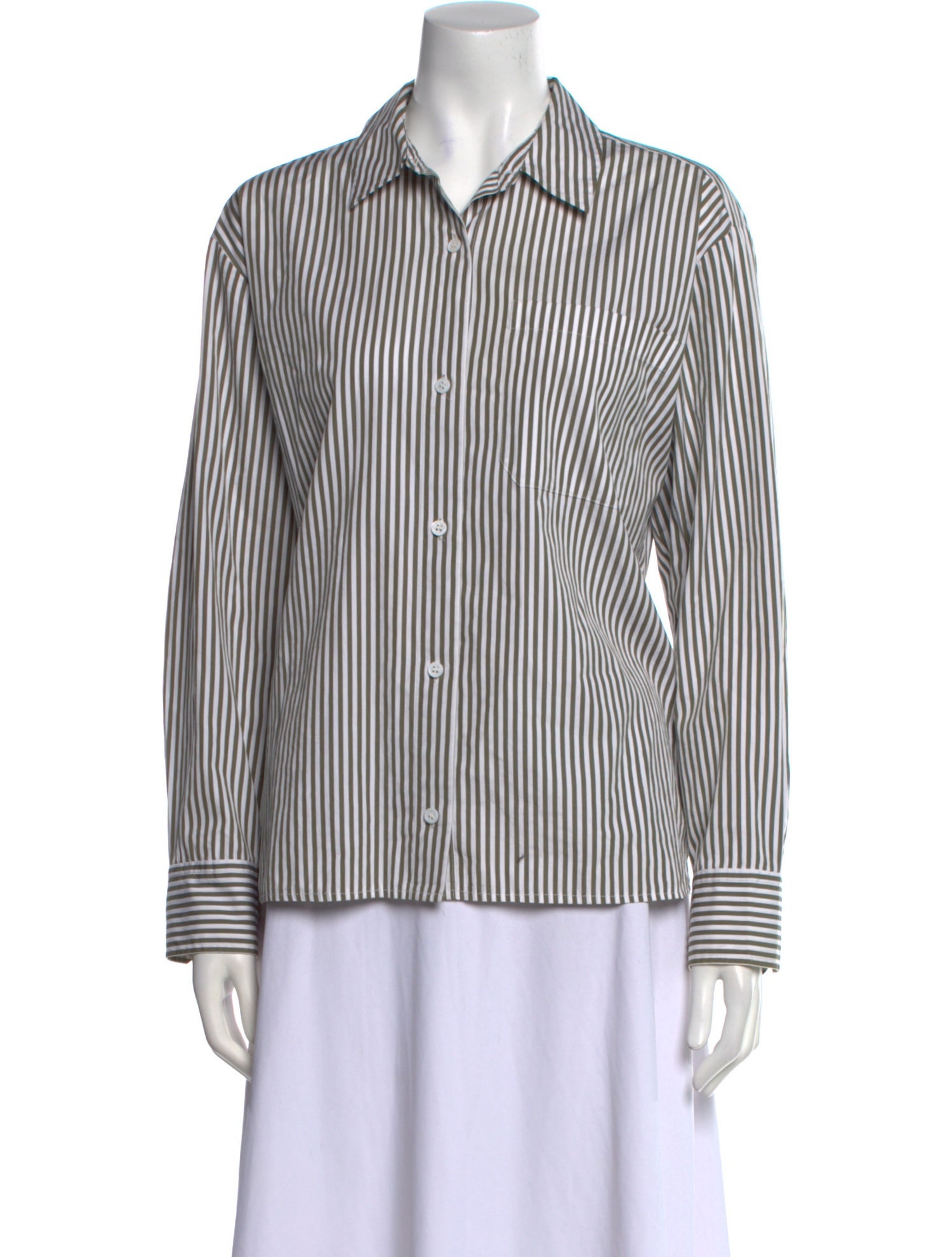 Jenni Kayne Striped Long Sleeve Button-Up Top